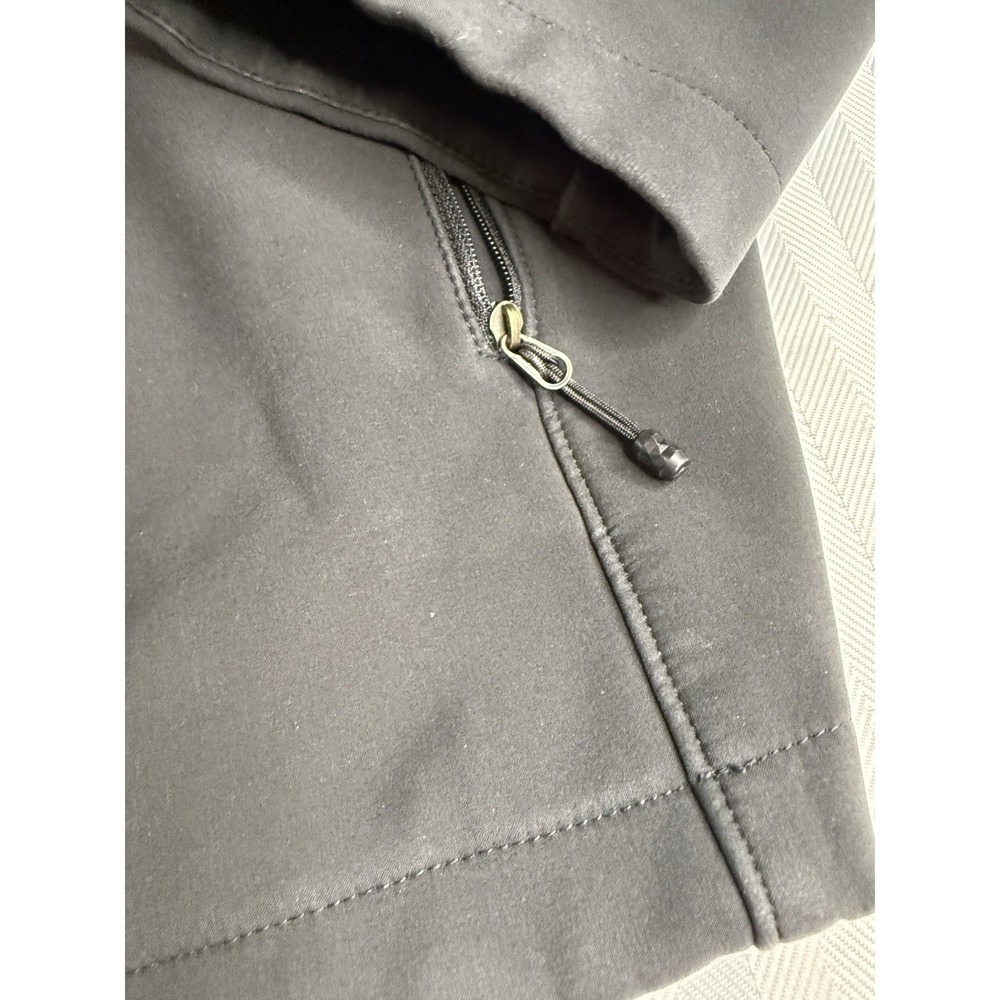 The North Face WindWall Soft Shell Jacket Black Mens XL Full Zip Windproof - Picture 7 of 13